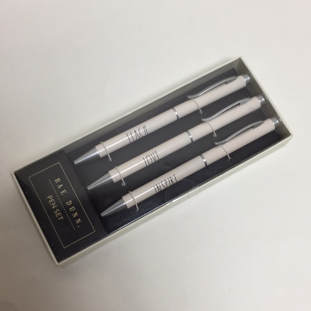 NIP Rae Dunn Pen Set 3 pc